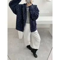 韩版时尚百搭宽松休闲碎花开衫LY 15878