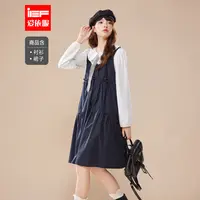 IEF/爱依服2025秋季新款日系甜美减龄少女风宽松百搭显瘦里外套裙