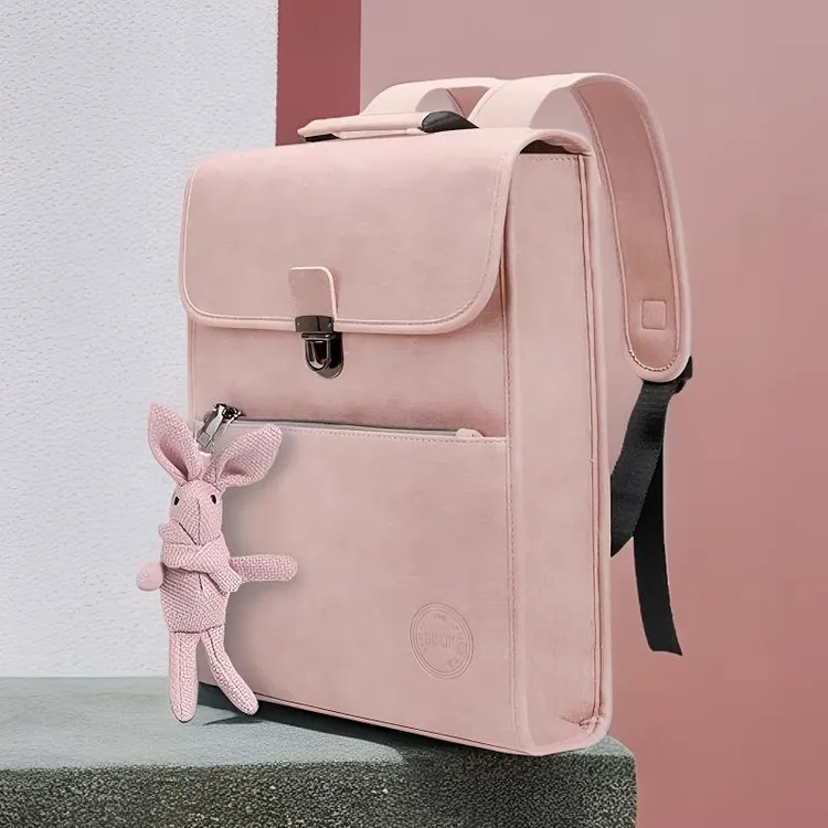 电脑包女款爆款2025新款笔记本包韩版大学生书包双肩包轻薄背包女