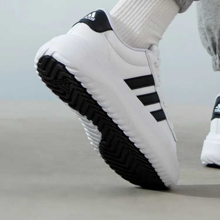 adidas/阿迪达斯女网球鞋夏季厚底增高运动休闲小白鞋春夏