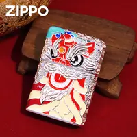 ZIPPO/之宝zippo打火机正品/S925纯银花丝珐琅鸿运当头-重甲-DYJ1