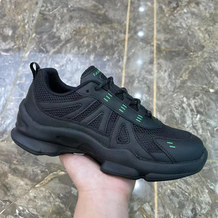 男鞋2025夏季新款透气网面越野跑鞋减震健步运动鞋户外休闲鞋男