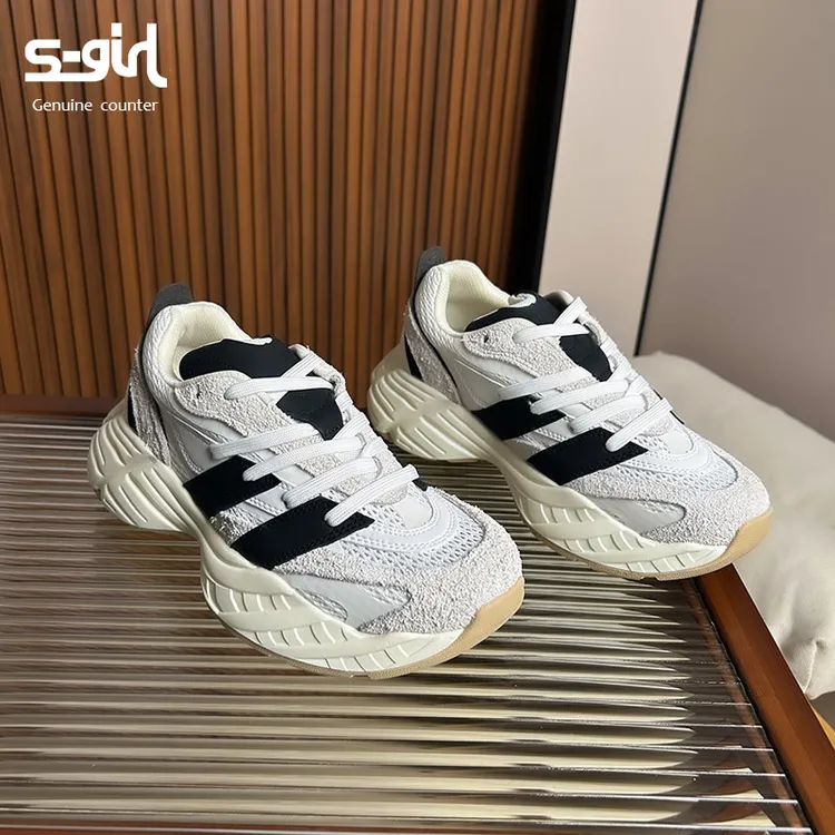 SGIRL TWTW厚底增高老爹鞋女2025新款网面透气舒适百搭休闲运动鞋