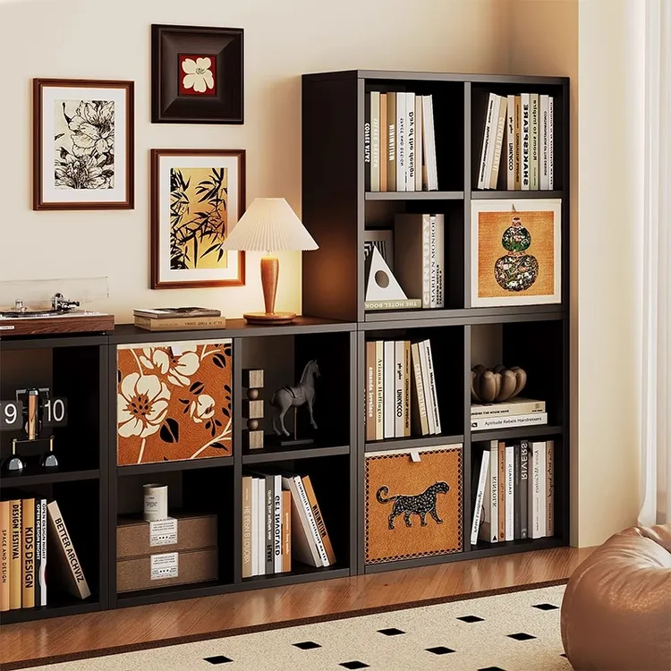 钢制家居格子柜客厅自由组合格子柜家用简约大容量落地柜方格柜