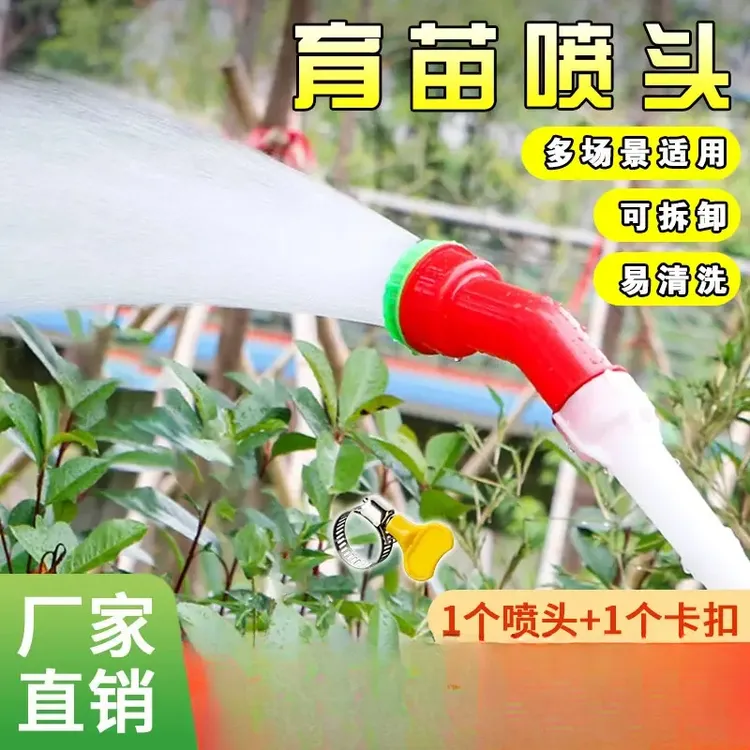九块九【两件套】喷雾水枪浇花浇菜灌溉育苗通用农业水管花洒