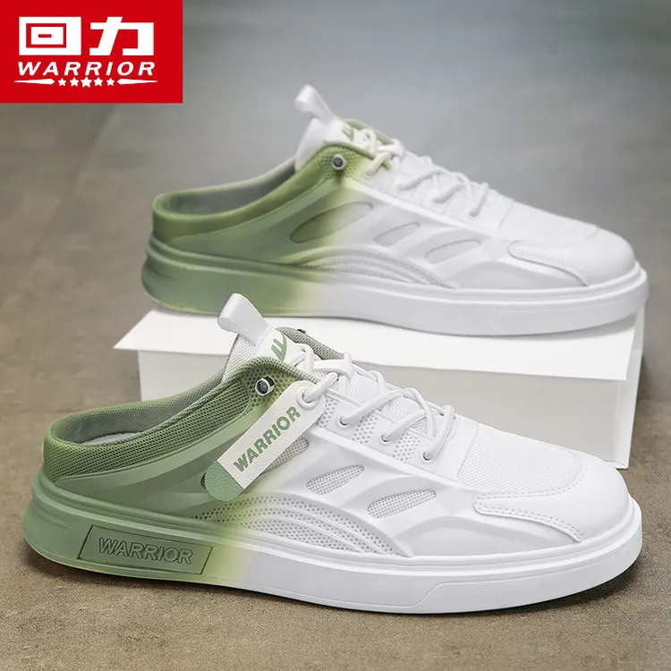 回力半拖鞋男款2026新款夏季透气一脚蹬穆勒鞋爆款休闲涉水凉鞋男