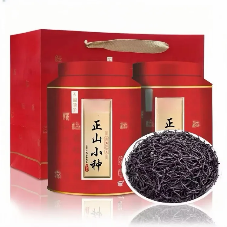 正宗正山小种红茶浓香桂圆香养胃茶叶罐装新茶桐木关五福罐装散茶