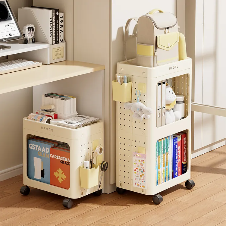 小推车置物架可折叠宿舍必备好物多层收纳架书架卫生间厨房整理架