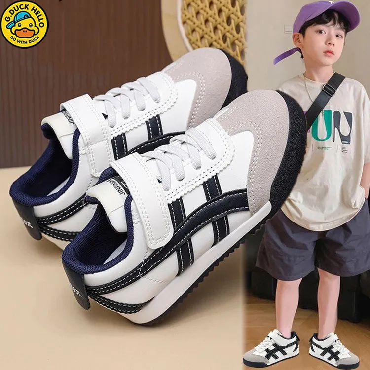 G.DUCK小黄鸭女童运动鞋2025新款春季儿童阿甘鞋轻便男童鞋跑步鞋