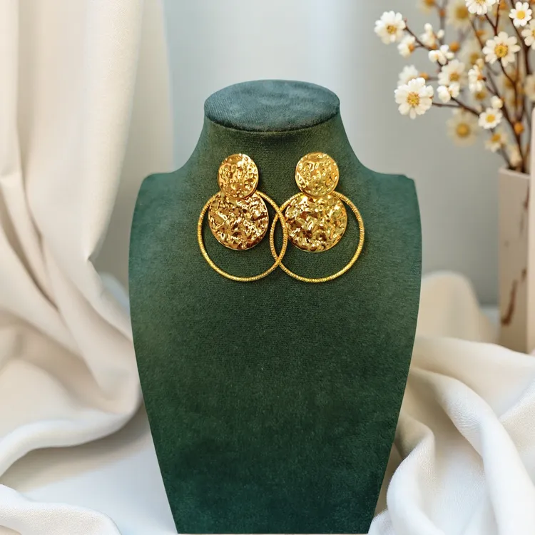 钛钢耳饰 几何图案欧美风日韩民族风女耳环简约轻奢大气时尚