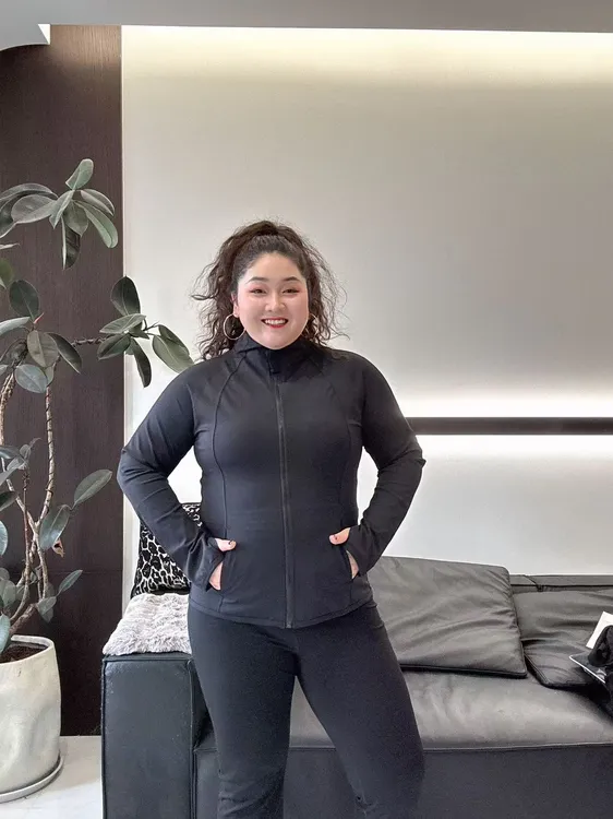 励志女孩大码速干修身显瘦外套WT-150