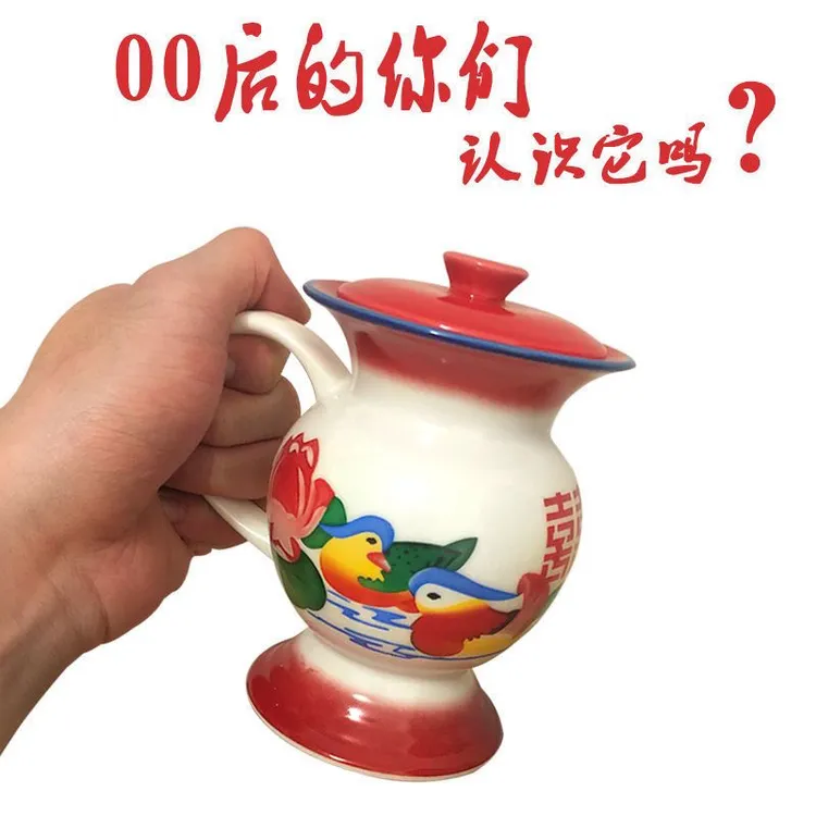 搞怪痰盂怀旧老式夜壶杯陶瓷水杯
