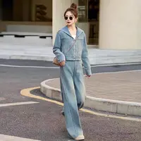 【马琦尧专属】时尚别致牛仔套装两件套DD250828068