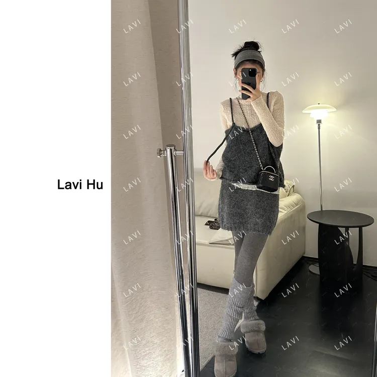 自由假期 休闲风法式吊带背心2568