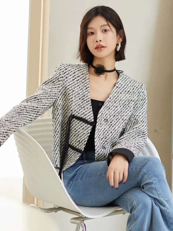 【反季特卖-库存有限】春款小香风外套高品质时尚百搭短外套女