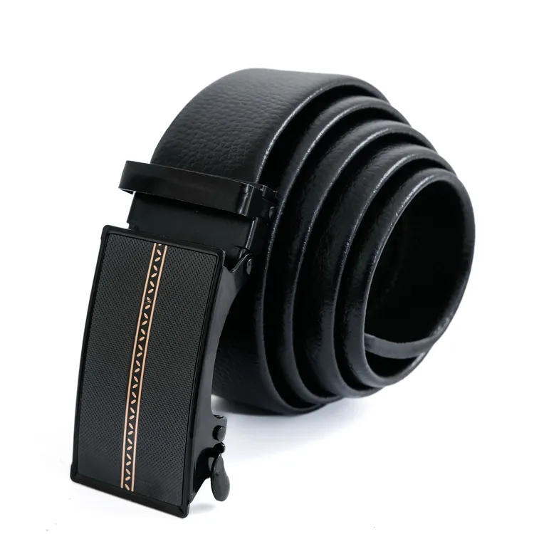 男士皮带商务休闲百搭时尚黑色带扣男式腰带