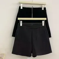 MEENI@1305 韩系复古简约高腰休闲短裤 9-26