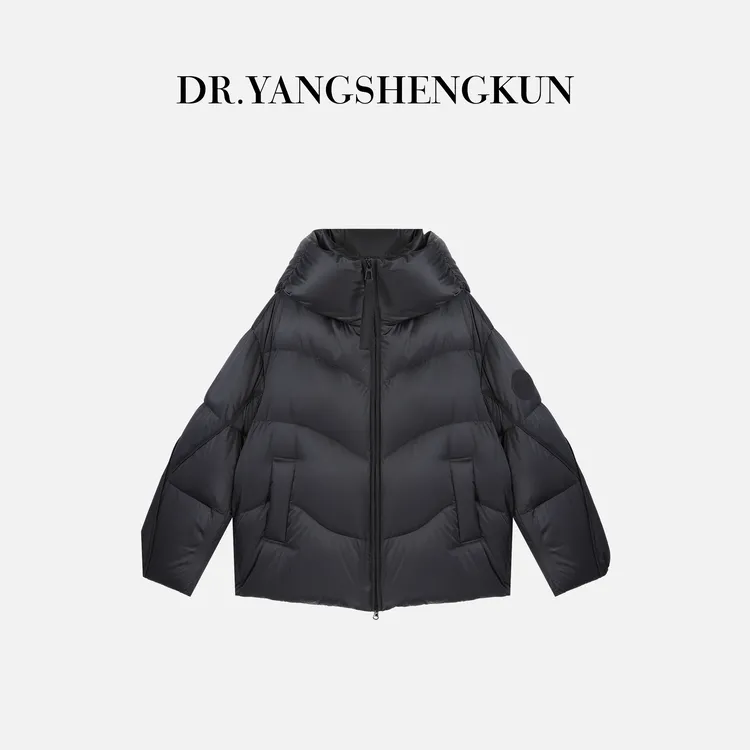 杨圣坤2025冬季新品波兰科鲁达95大白鹅连帽保暖羽绒服S825112407