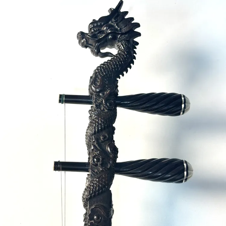 老料演奏级黑檀龙头二胡 音色洪亮 霸气十足