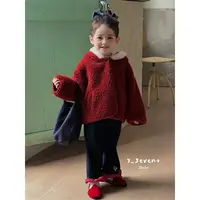 7Seven·25冬~耳朵连帽毛毛衣外套3130（童装汉服）