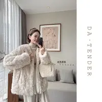 DA·Tender【绵绵雪花酥毛绒外套】撸猫感内里压花夹棉厚实保暖