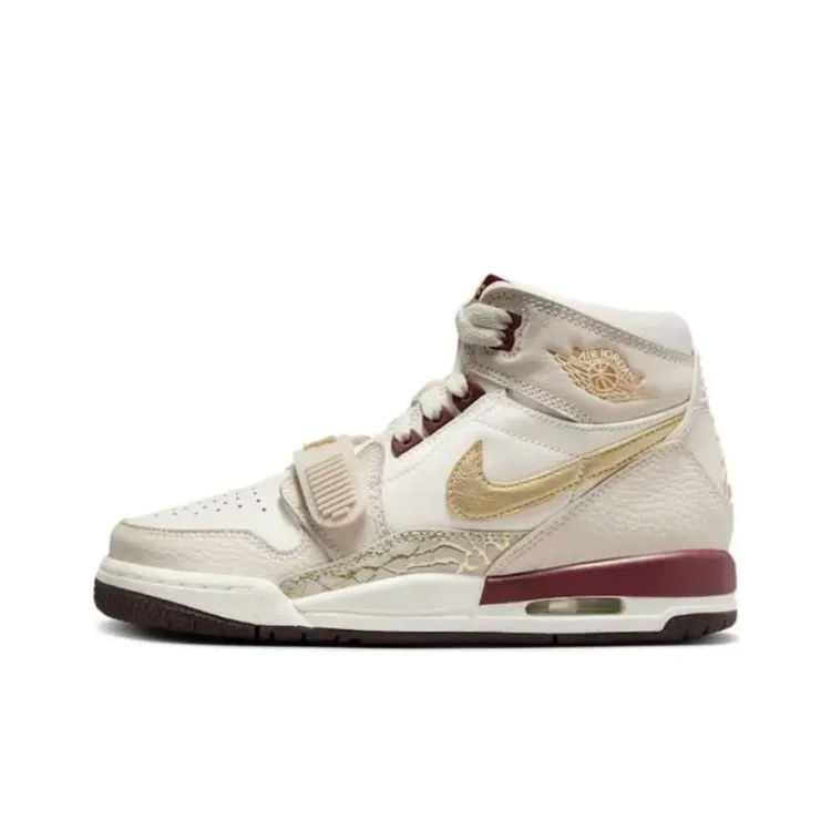 耐克Air Jordan 312 蛇年款米白金流光风高帮篮球鞋IB4914-161