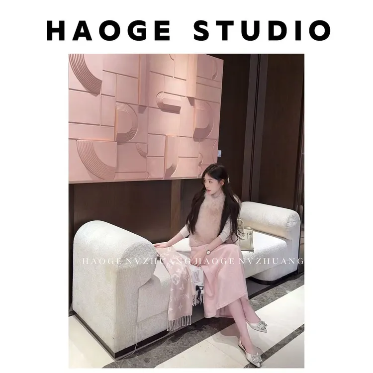 浩哥严选●富家乖乖女D4WT4606A皮草预简版设计感贵气百搭秋冬保暖