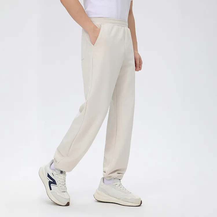 热感高支超细轻量化户外防风加绒保暖男士休闲束脚卫衣裤长裤