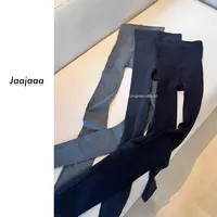 Jaajaaa风语便签 小众时尚百搭设计秋冬款瑜伽裤打底裤