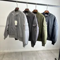 外贸户外男士防风防泼水保暖棒球领棉服飞行加厚立领冬季棉衣7145