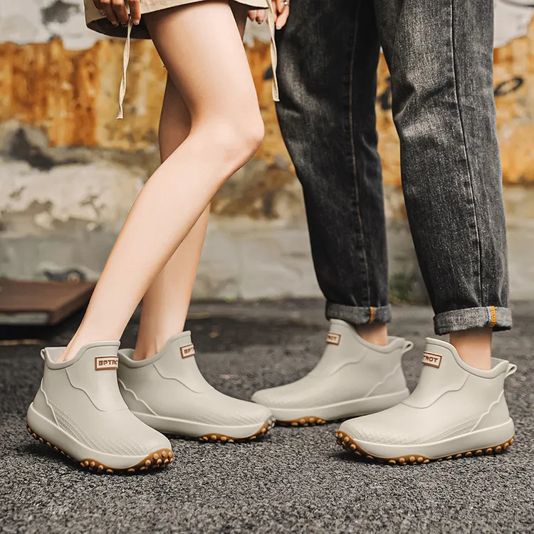 BIRROT高档雨靴2026短筒学生水鞋女浅口雨鞋情侣低帮水靴户外钓鱼