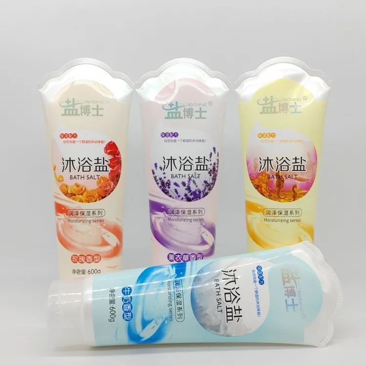 盐博士沐浴盐600g浴盐保湿全身去角质洗澡海马玫瑰薰衣草牛奶男女