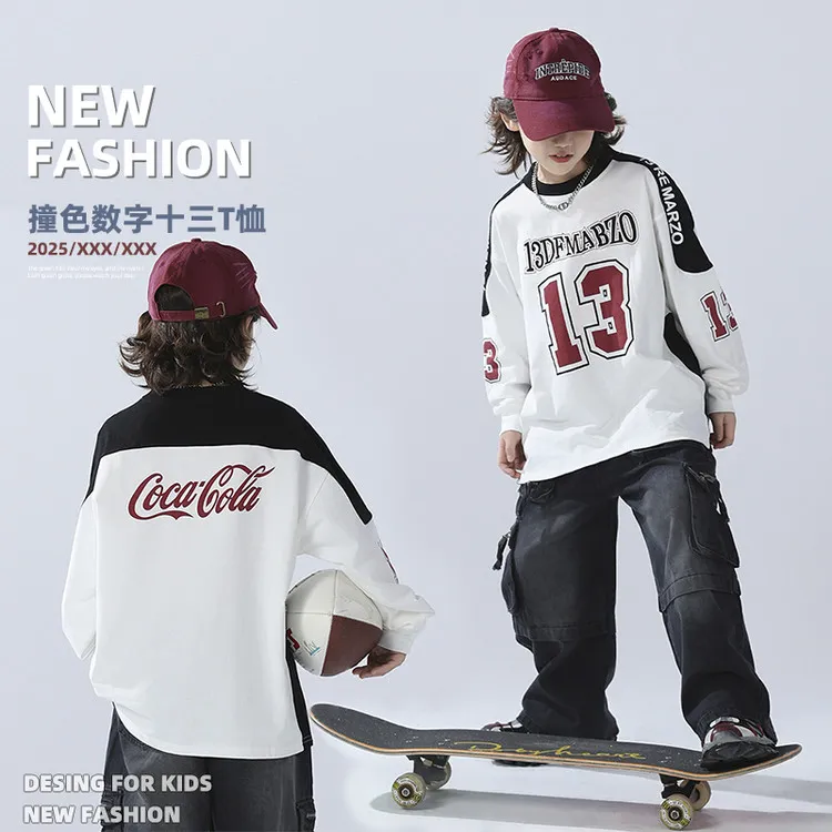 卫衣/绒衫休闲春秋印花男童中大童