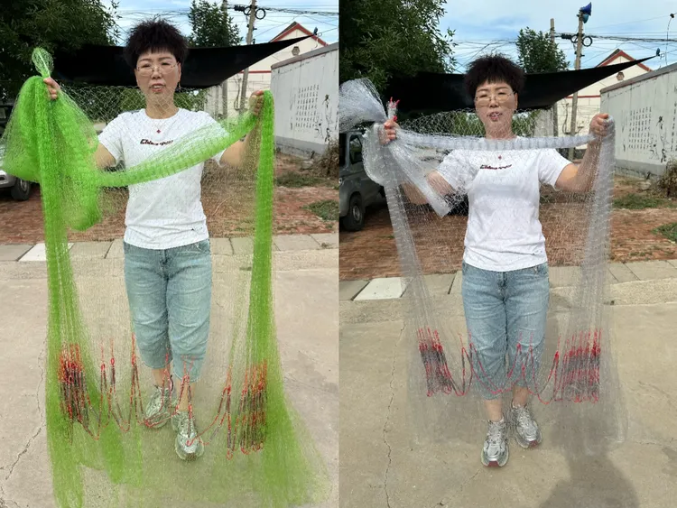 2指3米半软丝鱼线网全网重量7斤半直径5米半铅坠子纯手工双扣