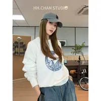 HH.CHAN"彗星"定制棉RL季节限定美式复古圆领卫衣HH53H36453