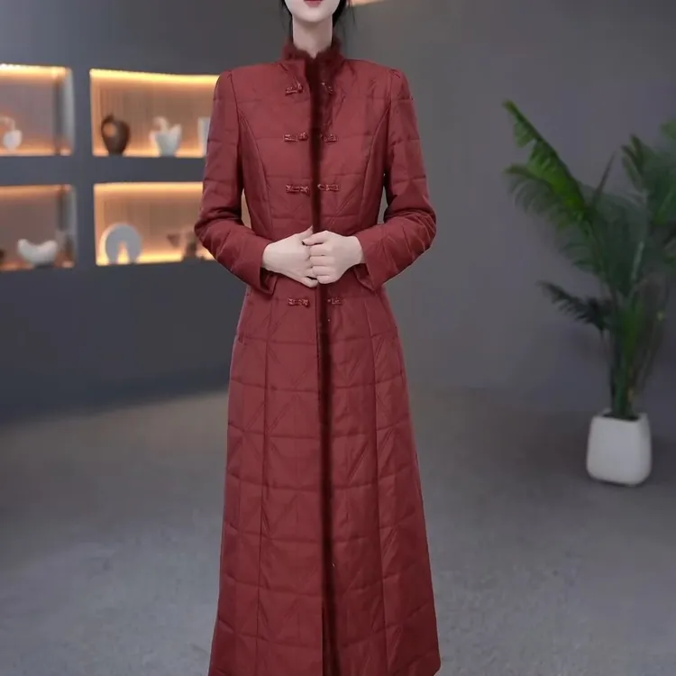 静奢大气简约休闲夹棉加厚时尚套装2025冬季新款气质优雅修身显瘦