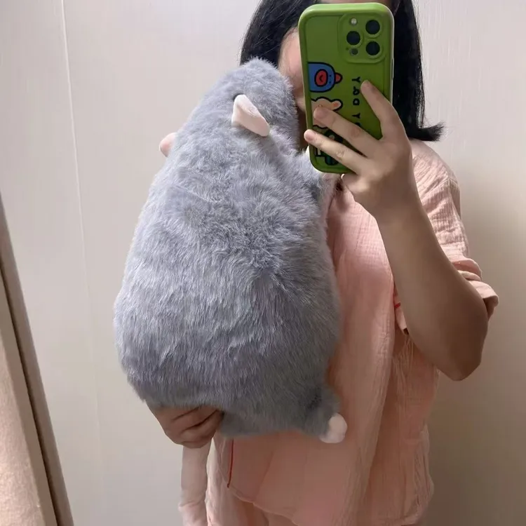 可爱超大花枝鼠大老鼠毛绒玩具陪伴耗子玩偶睡觉床上公仔生日礼物