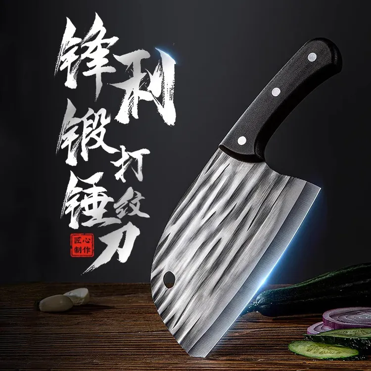 手工锻打锋利家用切片切肉厨师专用厨房刀