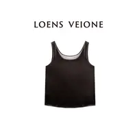 LOENS VEIONE/罗拉【洛克】百搭丝绒重磅醋酸背心24CVDI0075N