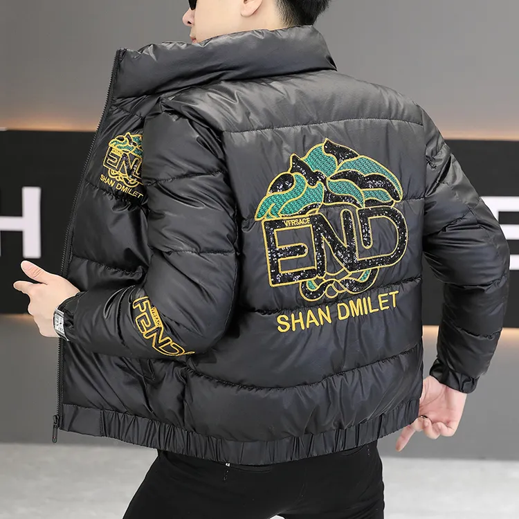 冬季厚款棉衣男士外套潮流时尚立领男装棉服加厚保暖冬装潮牌衣服