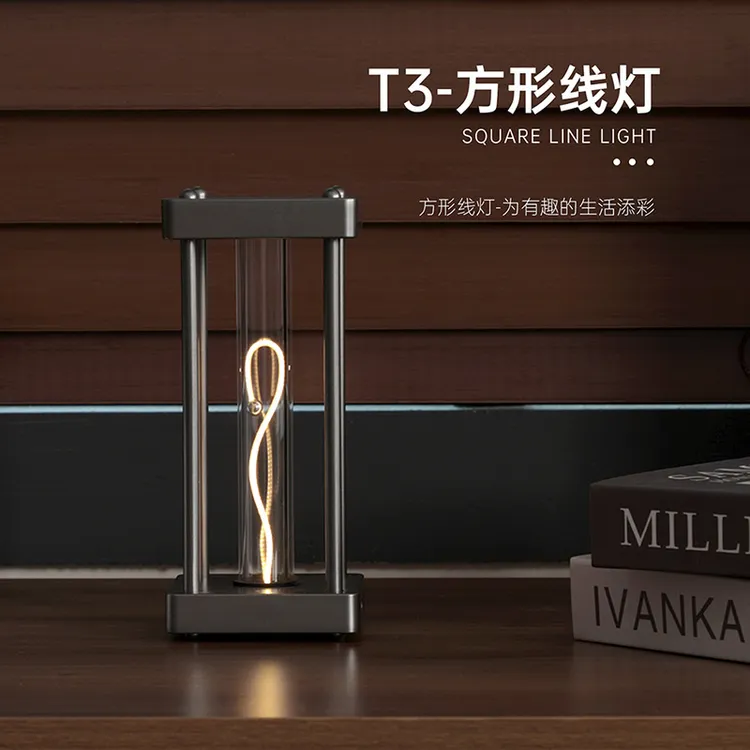 新款家用量子小夜灯卧室摆件氛围小夜灯创意亮度调节触摸开关灯
