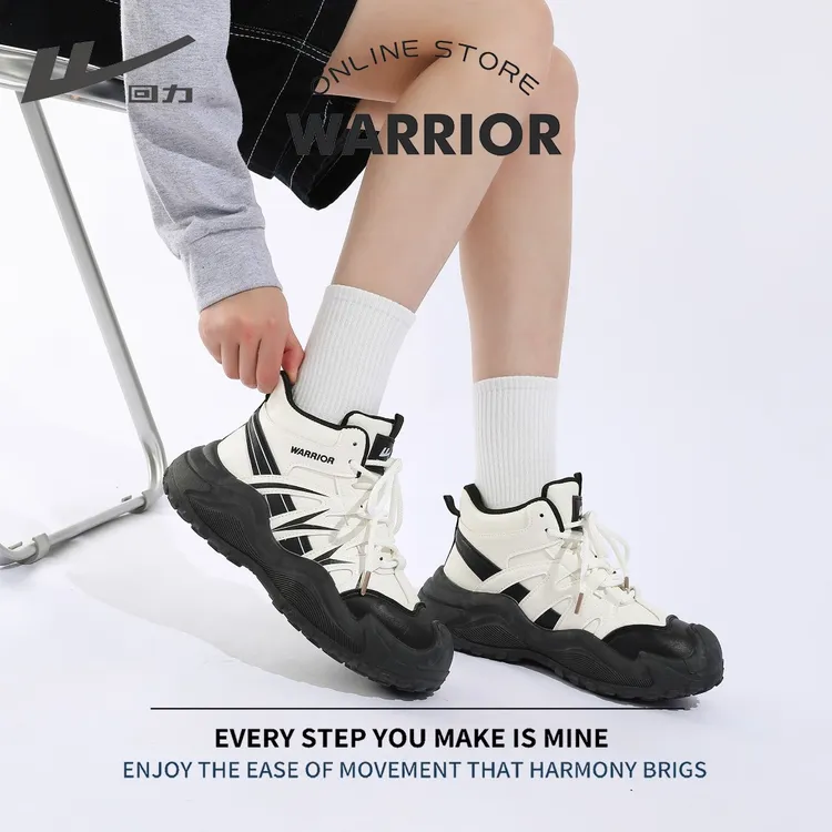 Warrior/回力2025爆款女鞋新款流行鞋子ins百搭运动休闲高帮韩版