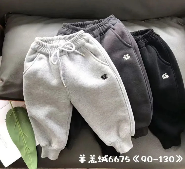 女同款长裤休闲裤羊羔绒加厚宽松