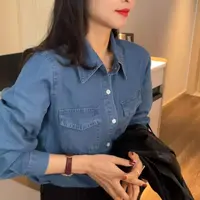 阿黎精选-------双袋盖百搭牛仔衬衫
