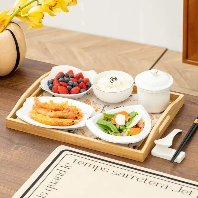 陶瓷月子餐具套装产妇孕妇家用坐月子专用一人食份餐月子会所中心