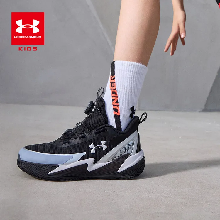 Under Armour/安德玛轻便耐磨夏季休闲鞋减震透气防滑儿童运动鞋