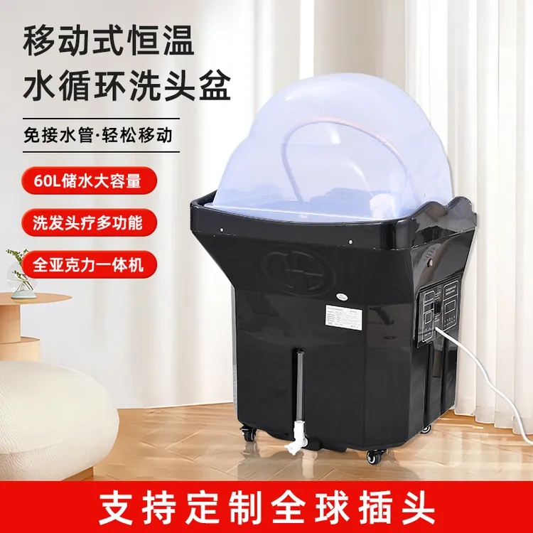 美容院养生多功能储水式头疗仪水循环熏蒸免接水管头疗