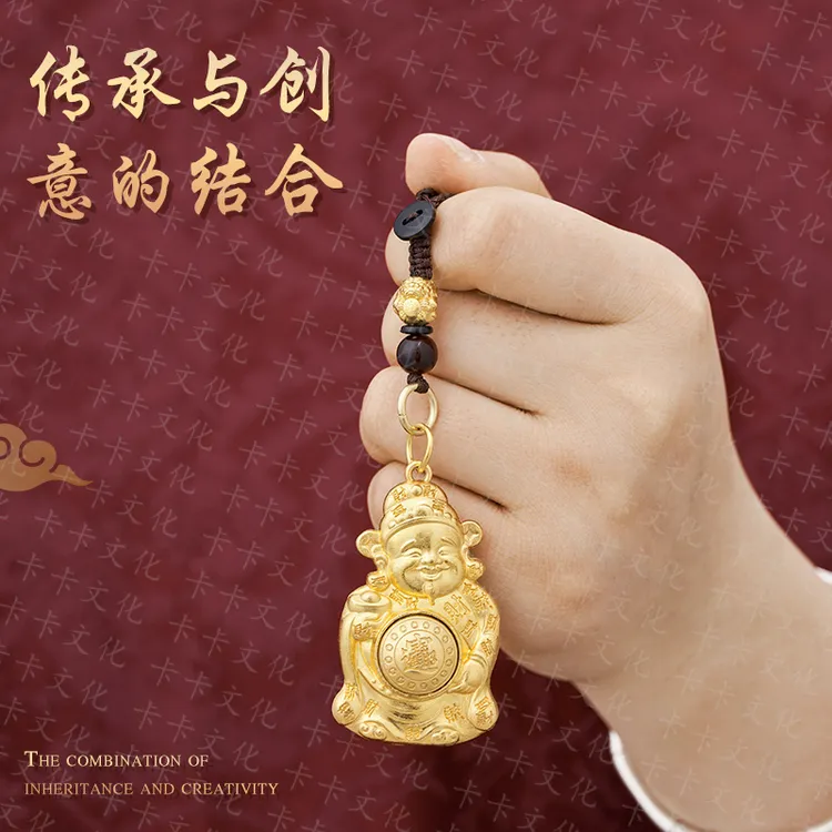 【先生推荐】乙巳蛇年新款大肚子生肖财神爷转转驾车用品