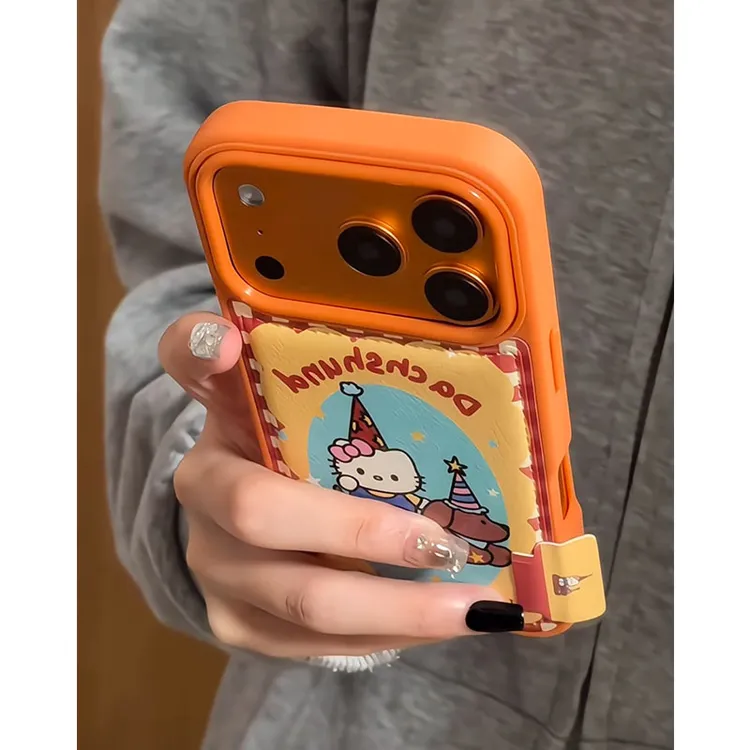 雅天立骑狗KT适用iPhone16promax苹果17标签手机壳15高级14全包13