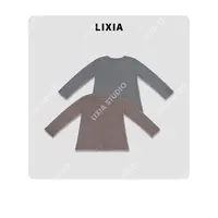 LIXIA【雅典】轻奢秋冬含75山羊绒好材质保暖毛衣-D9966